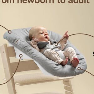 Plush Gray Baby Seat Cushion